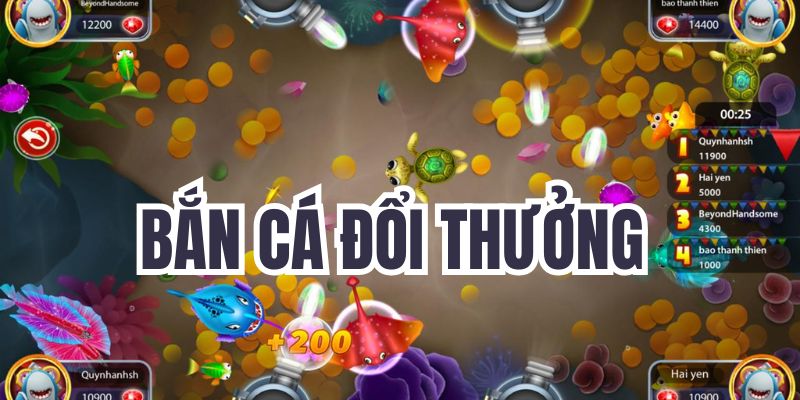 Dòng game bắn cá đổi thưởng đa dạng